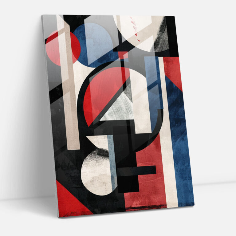 Suprematism Home Decoration - Suprematism, Suprematism, Glass Print, Wall Decoration