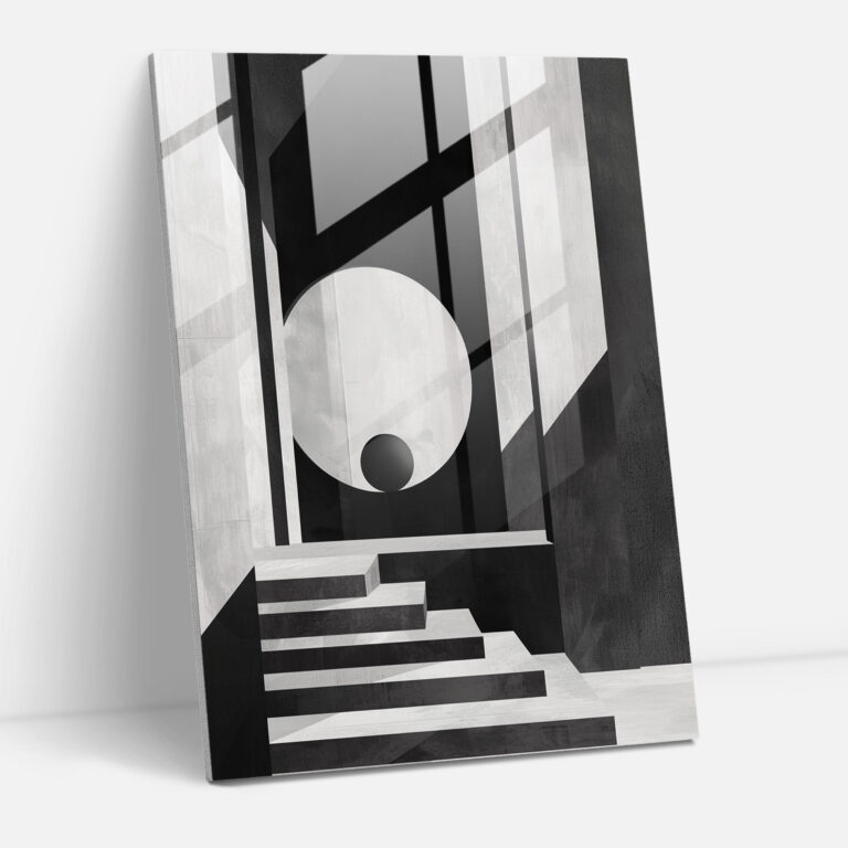 Suprematism Glass Art Wall Decoration - Suprematism, Glass Wall Art, Glass Print, Modern Art