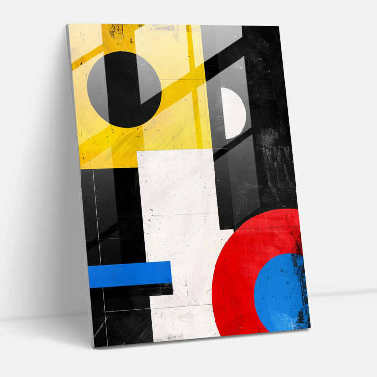 Suprematism Glass Print Wall Decoration - Suprematism, Modern Art, Suprematism, Glass Print