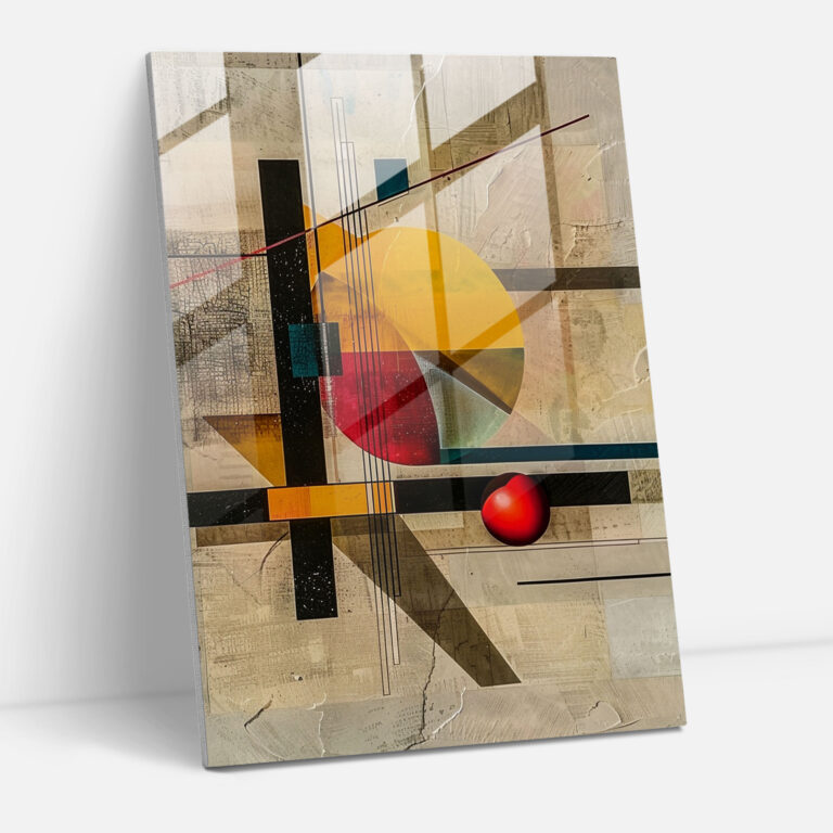 Suprematism Glass Print - Suprematism, Modern Art, Home Decoration, Suprematism