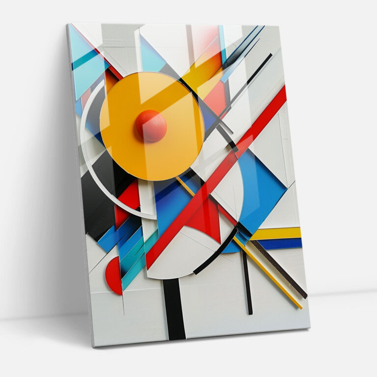 Suprematism Home Decoration - Suprematism, Modern Art, Glass Print, Home Decoration