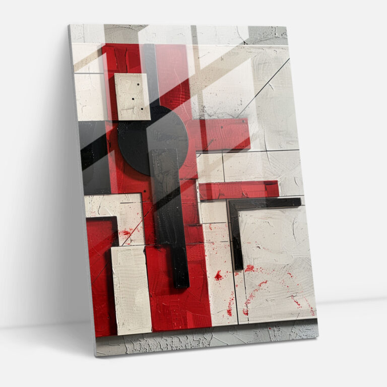 Suprematism Wall Decoration - Suprematism, Modern Art, Suprematism, Glass Print