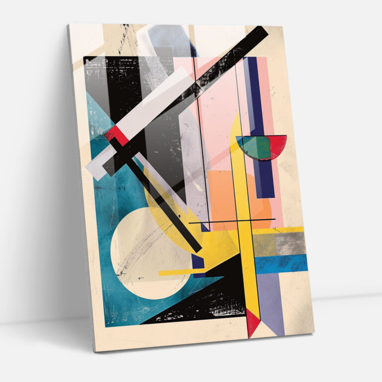 Suprematism Modern Art - Suprematism, Glass Wall Art, Glass Print, Modern Art