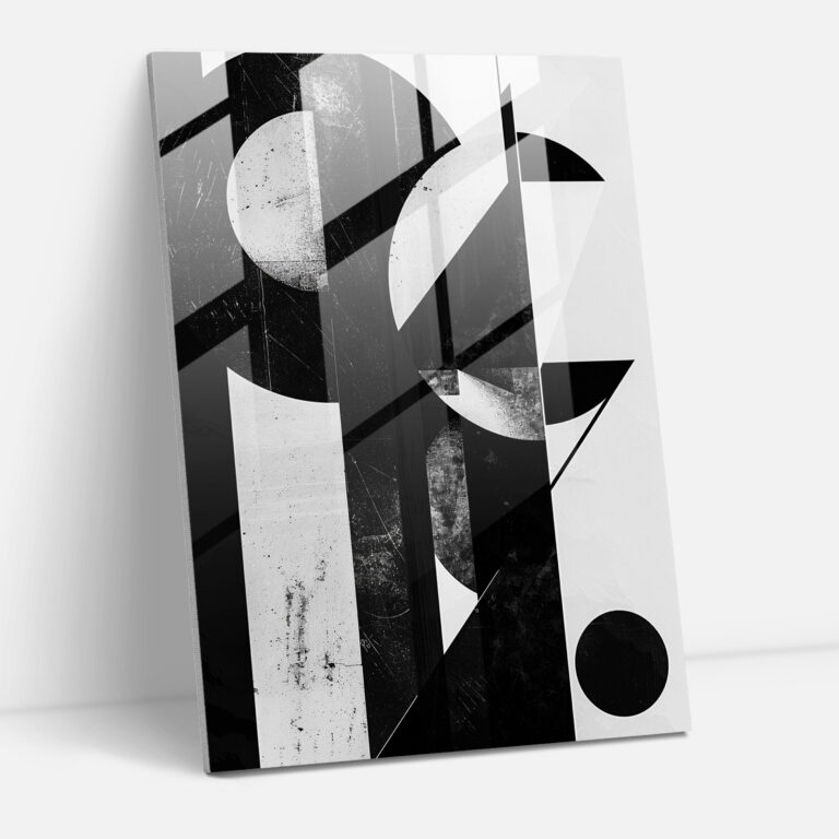 Suprematism Glass Print - Suprematism, Wall Decoration, Suprematism, Home Decoration