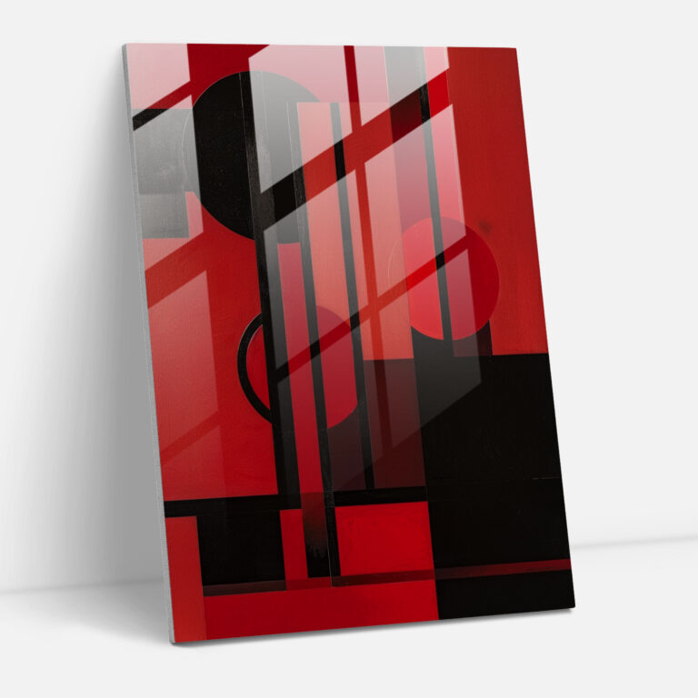 Suprematism Glass Wall Art - Suprematism, Home Decoration, Glass Art, Wall Decoration
