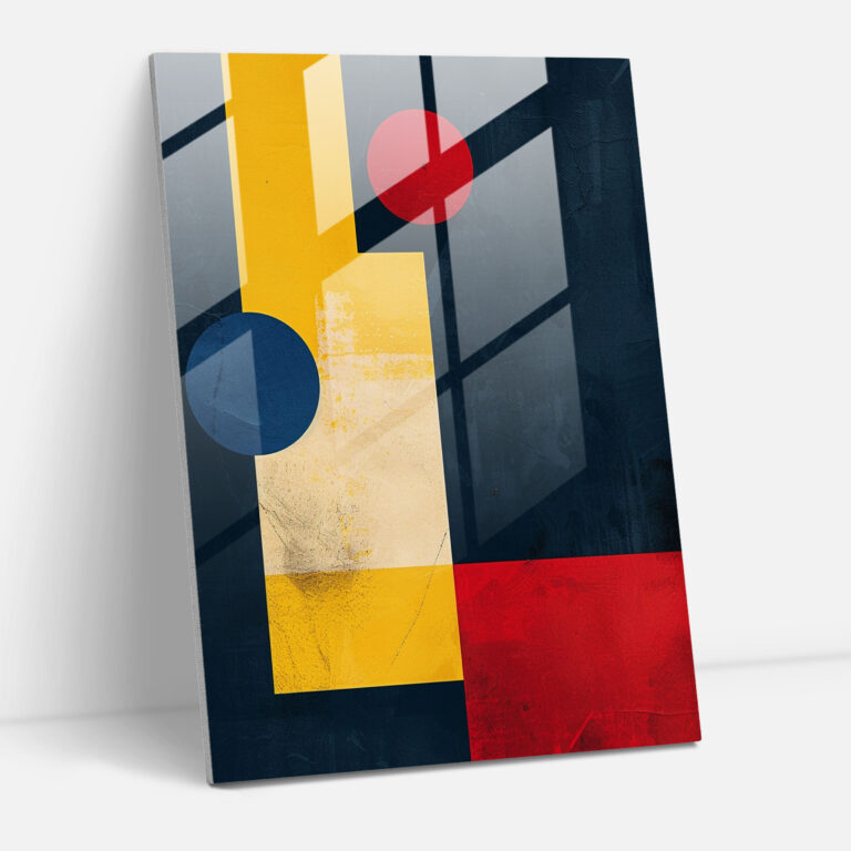 Suprematism Home Decoration - Suprematism, Modern Art, Glass Print, Glass Art