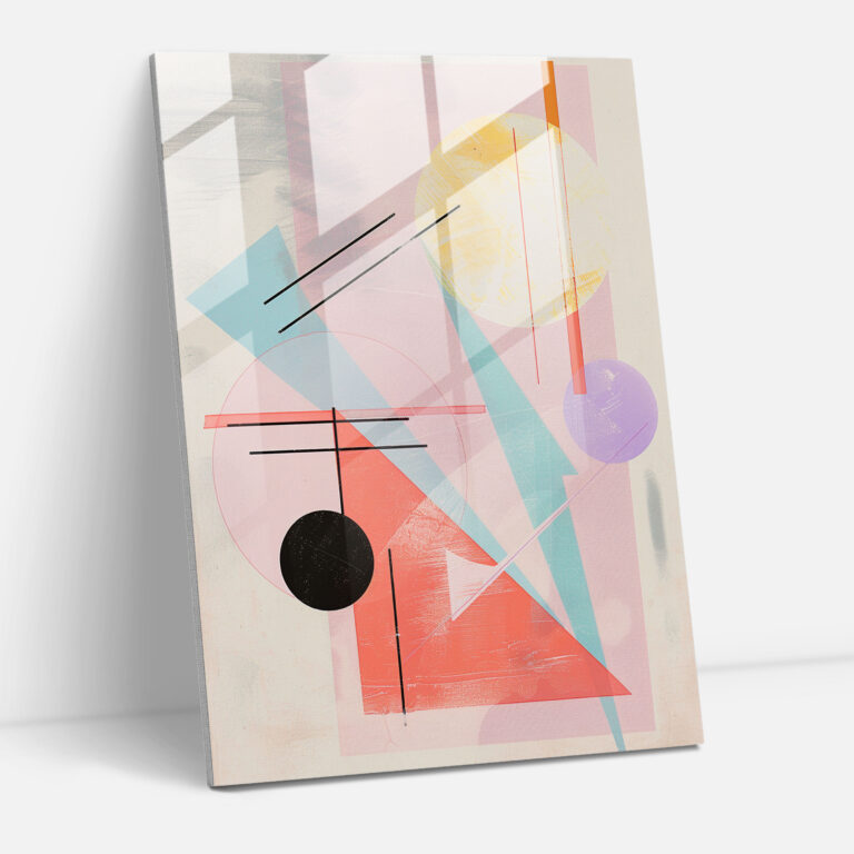 Suprematism Home Decoration - Suprematism, Glass Print, Modern Art, Home Decoration