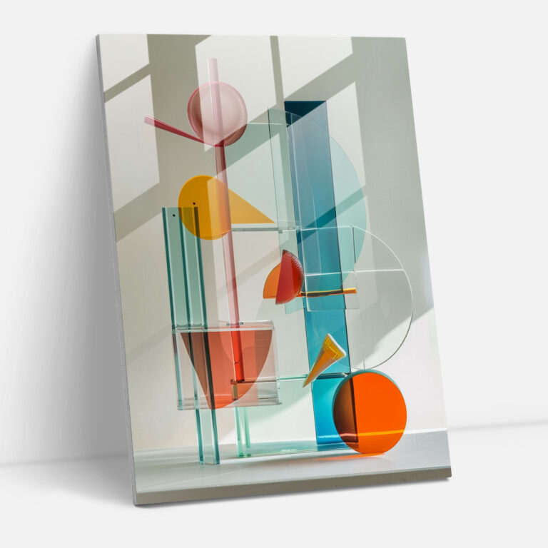 Abstract Forms Suprematism Glass Art - Suprematism, Suprematism, Modern Art, Home Decoration
