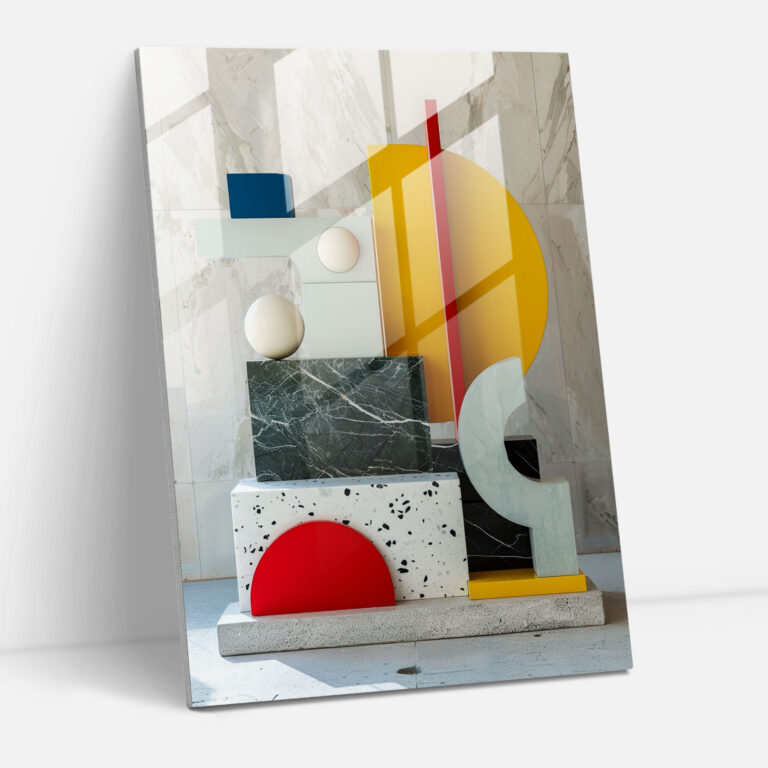 Contrasting Shapes Suprematism Home Decoration - Suprematism, Home Decoration, Glass Art, Suprematism