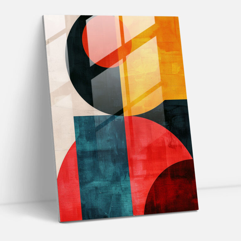 Suprematism Geometric Shapes Glass Print - Suprematism, Suprematism, Modern Art, Wall Decoration