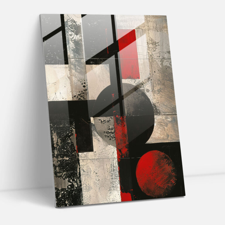 Suprematism Glass Art - Suprematism, Home Decoration, Wall Decoration, Suprematism