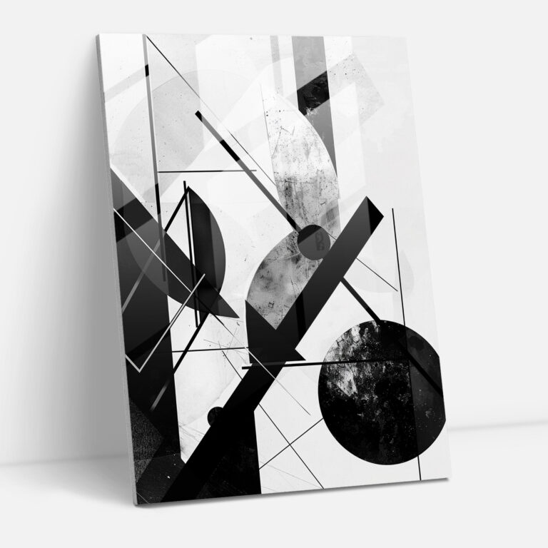 Suprematism Glass Print - Suprematism, Suprematism, Wall Decoration, Home Decoration