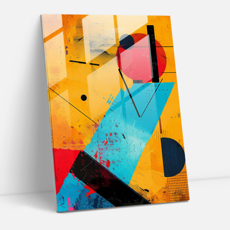 Suprematism Glass Wall Art - Suprematism, Glass Wall Art, Glass Art, Suprematism