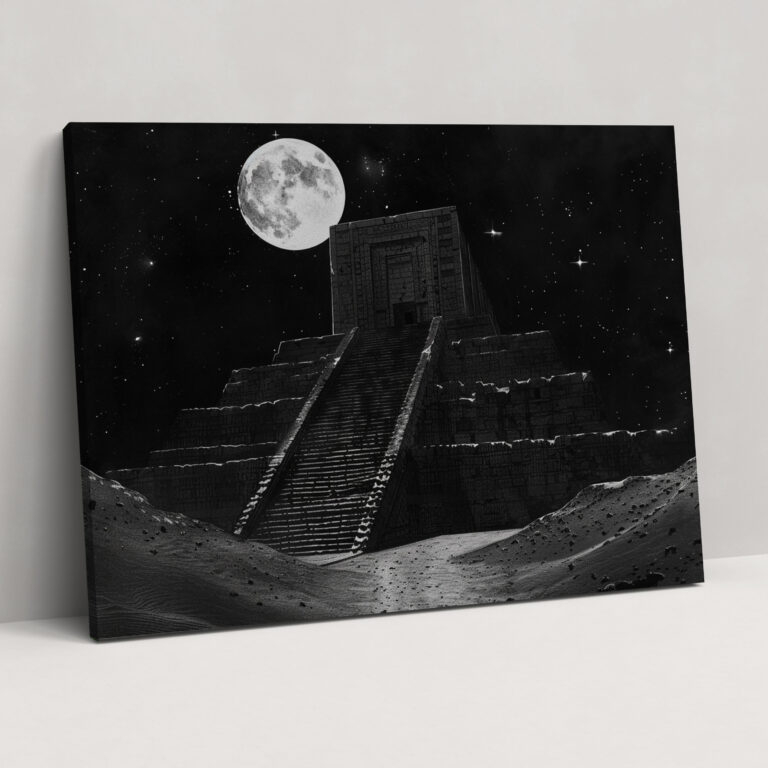 Sumerians Starry Night Canvas Print - Sumerians, Minimalist, Wall Art, Canvas Print