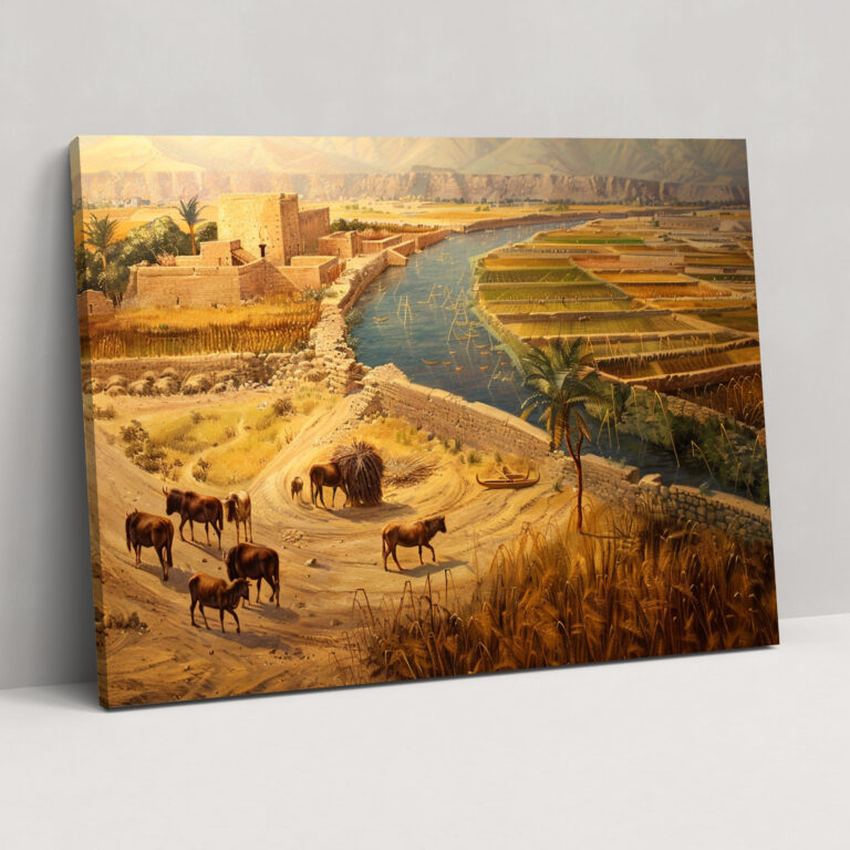 Sumerians Wall Decoration - Sumerians, Wall Decoration, Canvas Wall Art, Sumerians