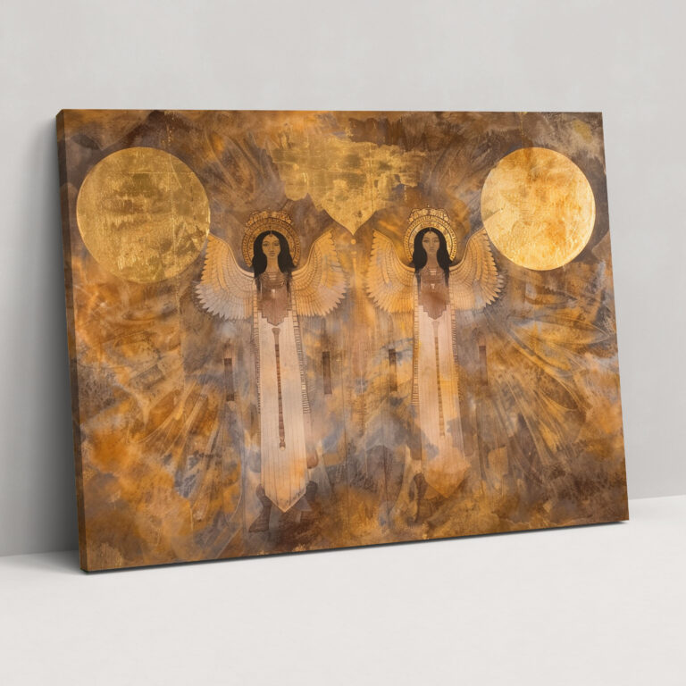 Sumerian Goddesses Celestial Wall Art - Sumerians, Canvas, Home Decoration, Wall Art