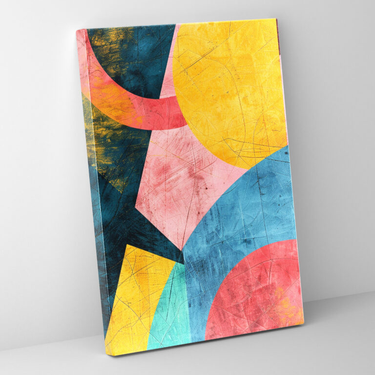 Suprematism Canvas Print - Suprematism, Vibrant Colors, Home Decoration, Wall Art