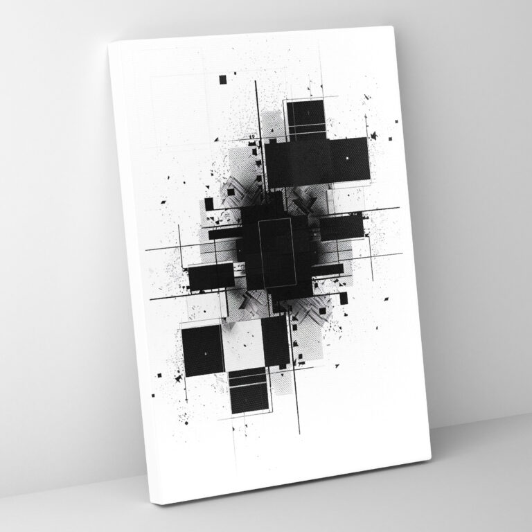 Suprematism Wall Art - Suprematism, Canvas Print, Black And White Art, Suprematism