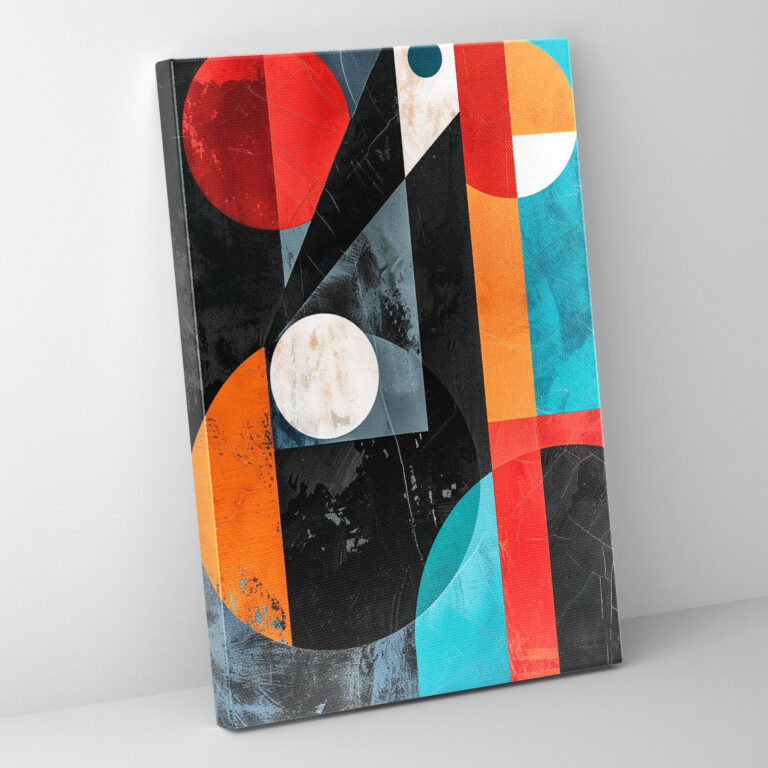 Suprematism Bold Shapes Canvas Print - Suprematism, Bold Shapes, Canvas Print, Textures
