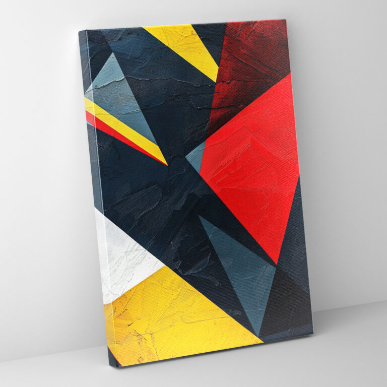 Suprematism Primary Colors Wall Art - Suprematism, Canvas Print, Modern Art, Suprematism