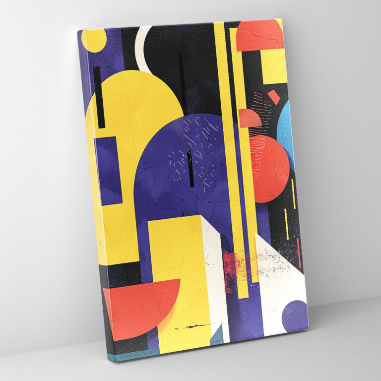 Suprematism Playful Shapes Canvas Print - Suprematism, Suprematism, Canvas, Modern Art