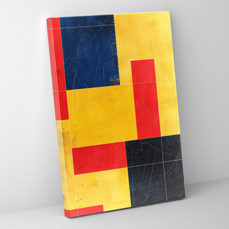 Minimalist Squares Suprematism Wall Art - Suprematism, Canvas, Wall Art, Home Decoration