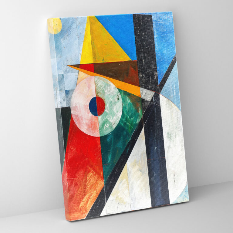 Geometric Forms Suprematism Canvas Print - Suprematism, Wall Art, Home Decoration, Canvas