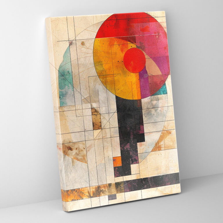 Geometric Patterns Abstract Suprematism Wall Art - Suprematism, Canvas, Wall Art, Wall Decoration