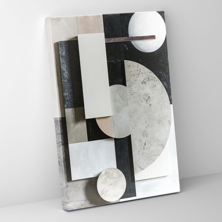 Suprematism Wall Decoration - Monochromatic Shapes - Suprematism, Canvas Print, Wall Decoration, Wall Art