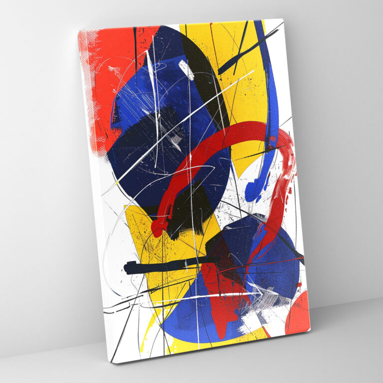 Dynamic Suprematism Canvas Print - Suprematism, Home Decoration, Canvas Wall Art, Canvas