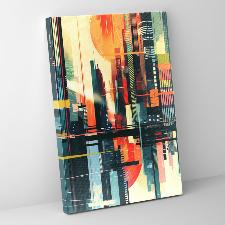 Futuristic Suprematism Wall Art - Suprematism, Canvas, Canvas Wall Art, Canvas Print