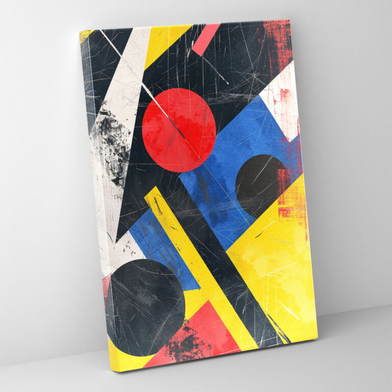 Suprematism Primary Colors Canvas Print - Suprematism, Wall Decoration, Canvas Print, Suprematism