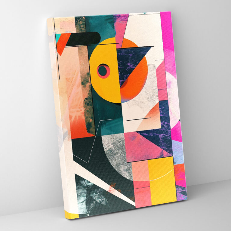 Suprematism Playful Canvas Print - Suprematism, Wall Decoration, Canvas Print, Home Decoration