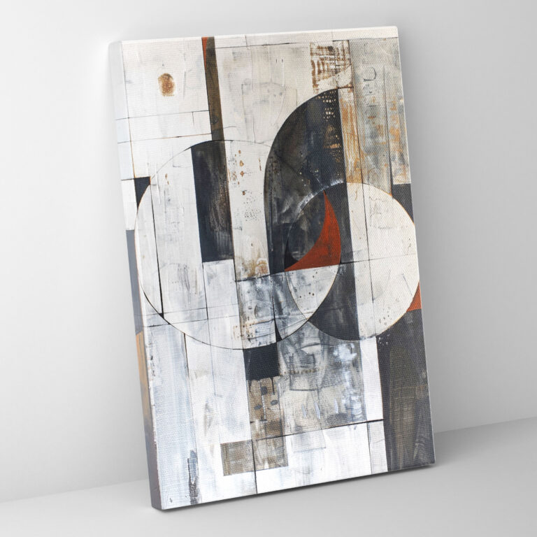 Suprematism Cool Tones Wall Decoration - Suprematism, Suprematism, Home Decoration, Canvas