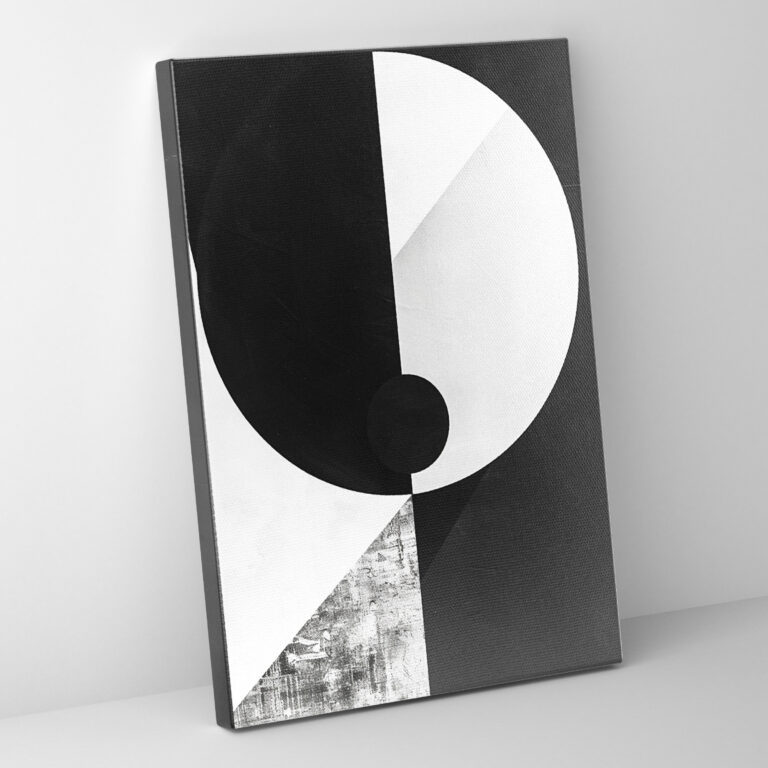 Suprematism Black And White Wall Art - Suprematism, Black And White, Home Decoration, Wall Art