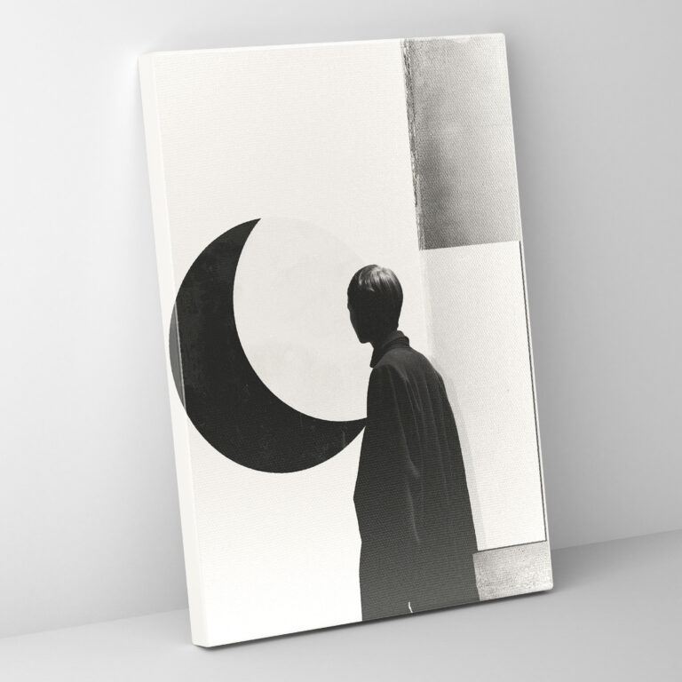 Suprematism Monochromatic Wall Art - Suprematism, Elegant, Bold Shapes, Monochromatic Palette