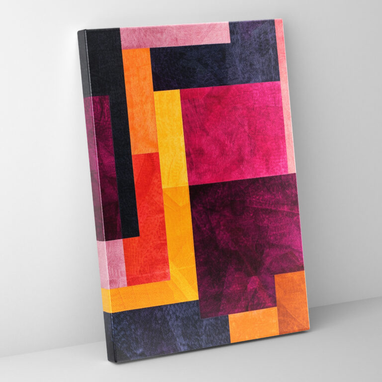 Suprematism Vibrant Color Blocks Wall Decoration - Suprematism, Home Decoration, Wall Decoration, Suprematism