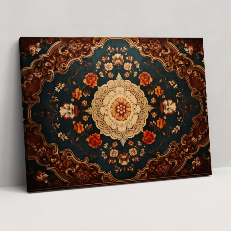 Turkish Carpet Pattern Wall Decoration - Turkish Carpet, Oil Painting, Wall Decoration, Canvas Wall Art