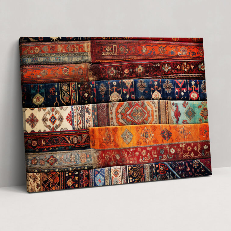 Turkish Carpet Pattern Majestic Canvas Print - Turkish Carpet, Wall Decoration, Turkish Carpet Pattern, Home Decoration