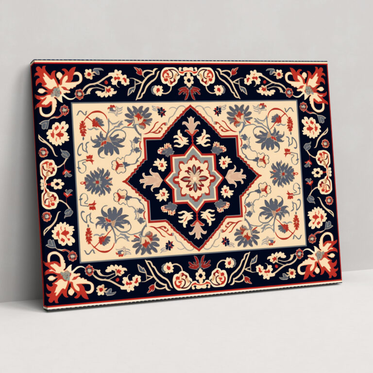 Turkish Carpet Pattern Wall Art - Turkish Carpet, Canvas Wall Art, Craftsmanship, Canvas Print