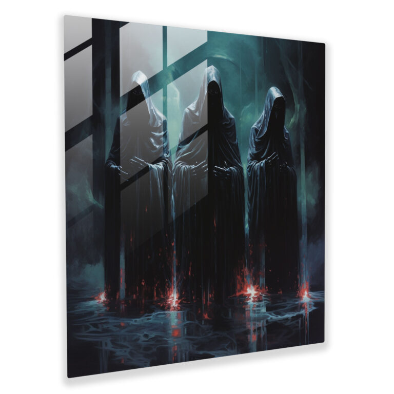 The Lord Of The Rings Glass Print - Ringwraiths - The Lord Of The Rings, Modern Art, Glass Wall Art, Haunting