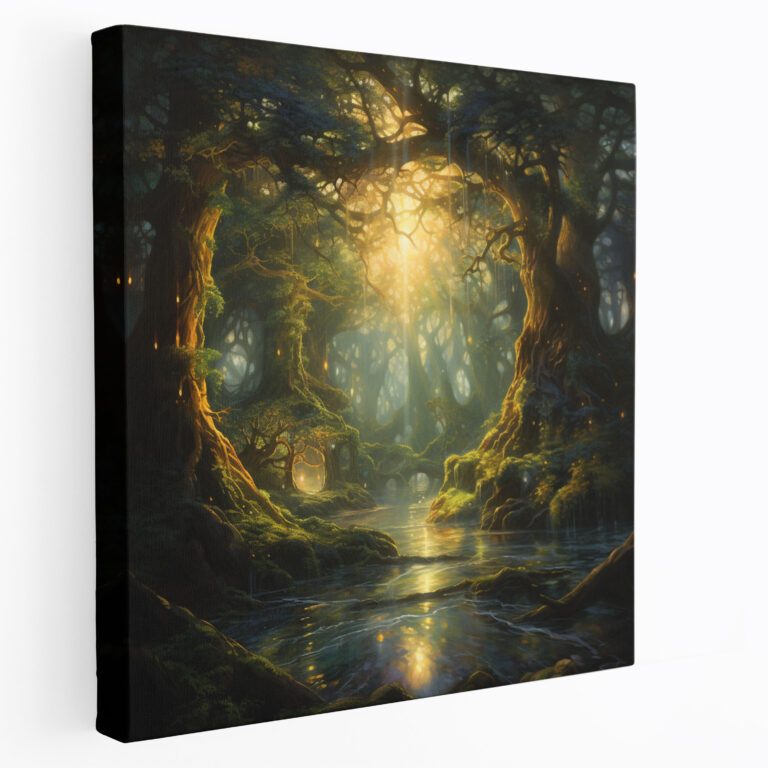 The Lord Of The Rings Wall Art - Enchanting Lothlórien - The Lord Of The Rings, Wall Art, Canvas Print, Enchanting Lothlórien