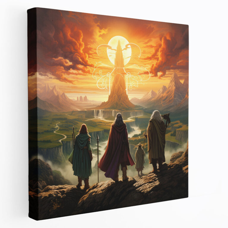 The Lord Of The Rings Wall Art - Fellowship Of Middle-Earth - The Lord Of The Rings, The Lord Of The Rings, Canvas Wall Art, Home Decoration