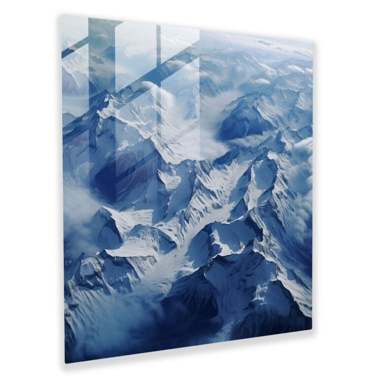 The Most Beautiful Landscapes Of The World - Aerial Photograph Glass Print - The Most Beautiful Landscapes Of The World, Modern Art, Glass Wall Art, Home Decoration