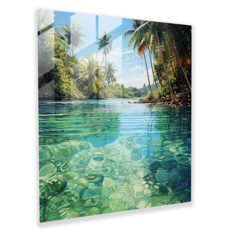 The Most Beautiful Landscapes Of The World - Tropical Paradise Glass Print - The Most Beautiful Landscapes Of The World, Home Decoration, Glass Print, Wall Decoration