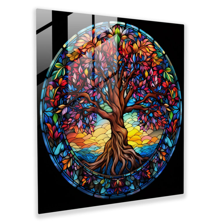 Stained Glass Tree Of Life Wall Art - Tree Of Life, Tree Of Life, Wall Decoration, Glass Art