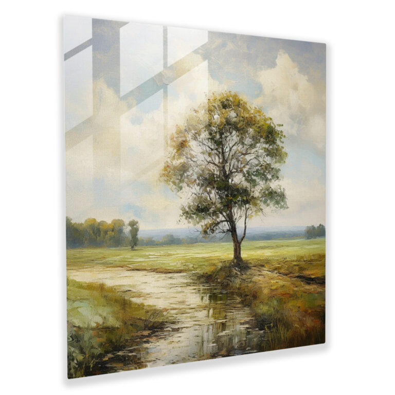 Serene Tree Of Life Canvas Print - Tree Of Life, Wall Decoration, Home Decoration, Impressionist Painting