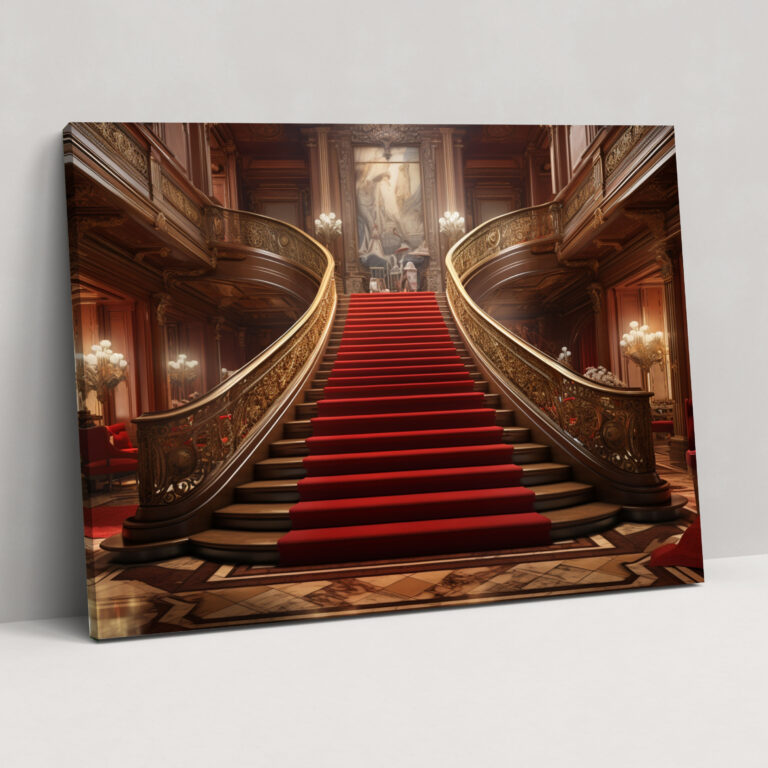 Titanic Grand Staircase Canvas Print - Titanic, Grand Staircase, Canvas Print, Opulence