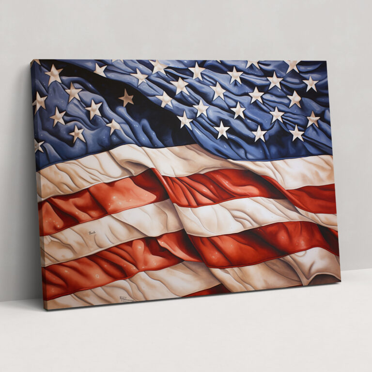 Fine Art United States Of America Map Canvas Print - United States Of America Map, Wall Decoration, Home Decoration, Canvas Wall Art