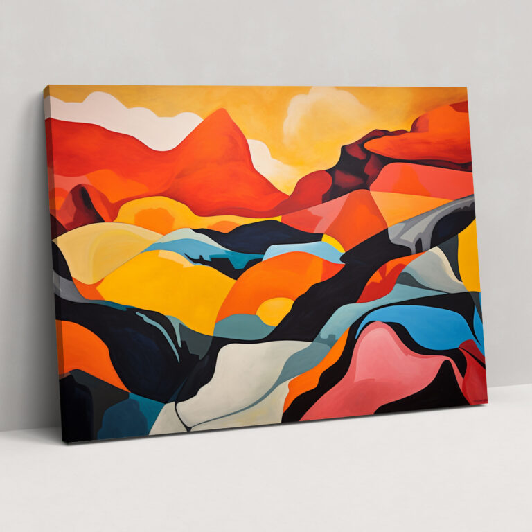 Volcano Wall Art - Volcano, Volcanic Landscape, Visually Striking, Canvas Wall Art